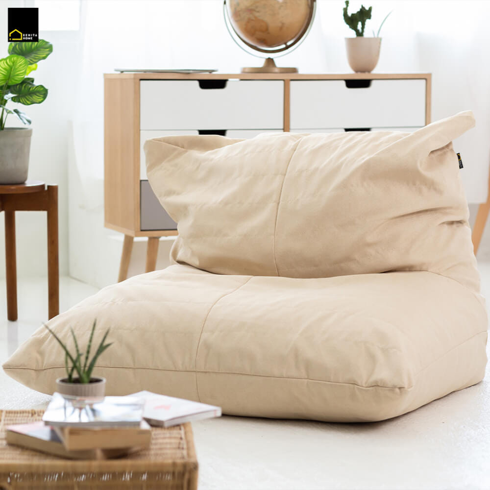บีนแบค RENITA HOME รุ่น CANBERRA (สีเทาอ่อน A1-06) 100x100ซม._1